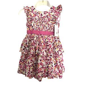 Laura Ashley Nordstrom Girl's 6 Yrs. Sundress Seersucker Ancroft Ditsy Purple #